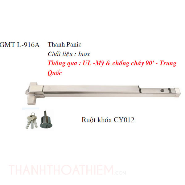 Khóa thanh thoát hiểm GMT 916A
